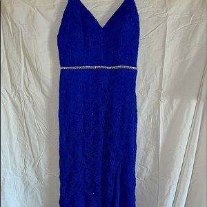 City Vibe Navy Blue Prom Dress